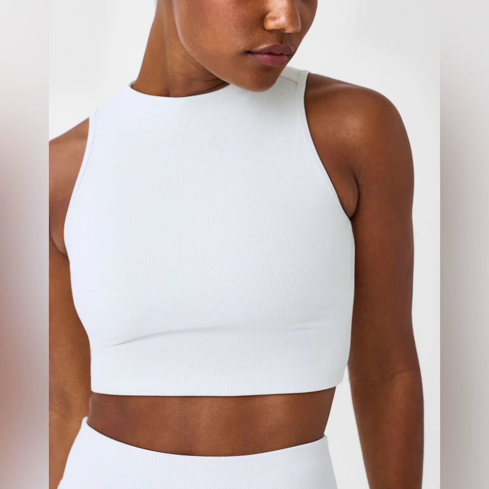 Spanx Contour Rib Crop Top